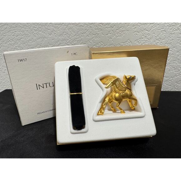 Estee Lauder Solid Perfume Compact Intuition Pegasus NEW 2002 - Picture 1 of 11